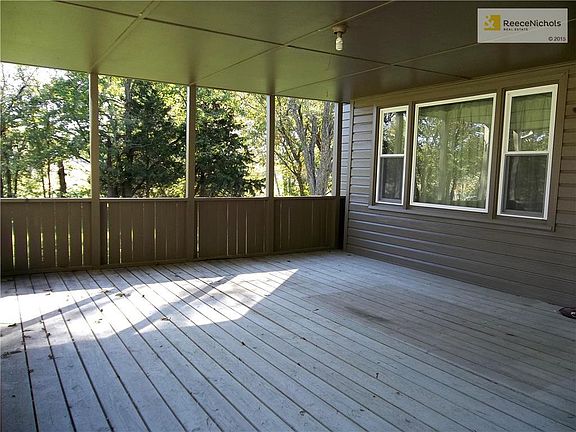 Large Covered Deck.  Could easily be enclosed.