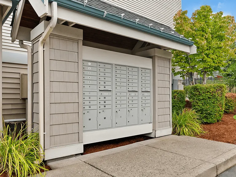 Convenient on-site mail center for easy access.