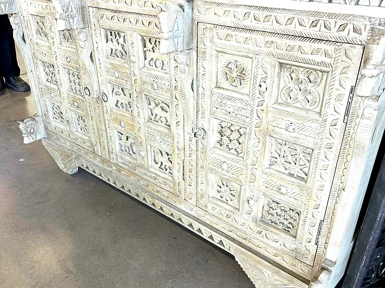Hand carved Dresser