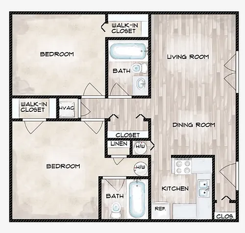 Floor plan 2/1.00