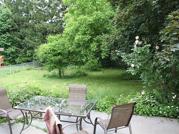 Large, fenced in back yard