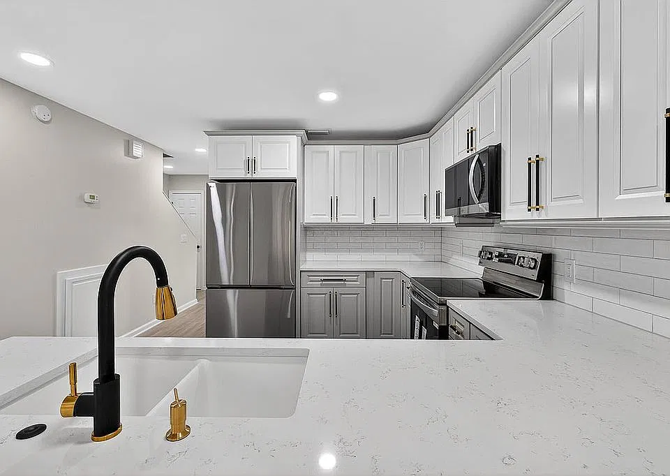 Bright, renovated kitchen