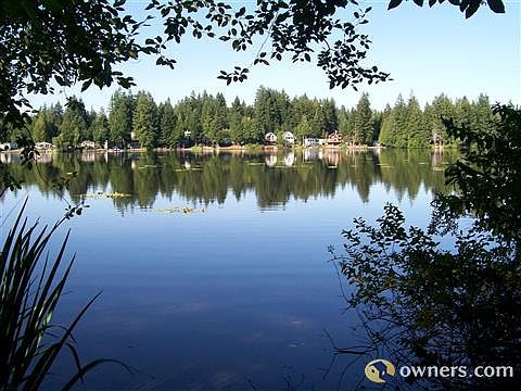 Lake view from property
