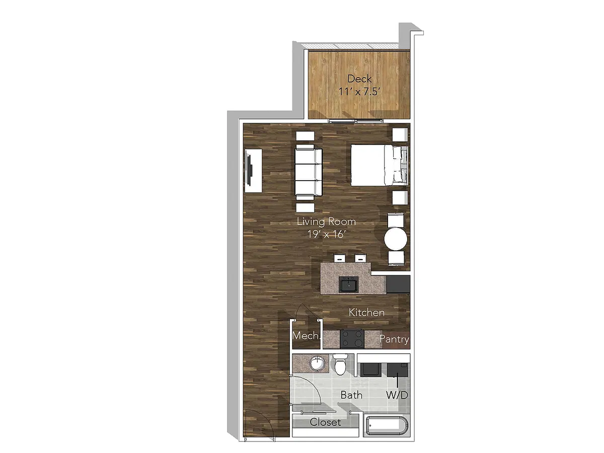 Floor plan Studio C