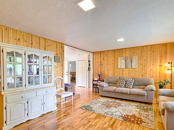 Natural wood interior.