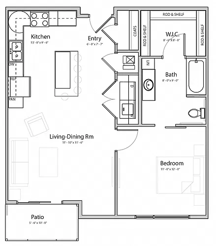 Floor plan Tranquility (B2)