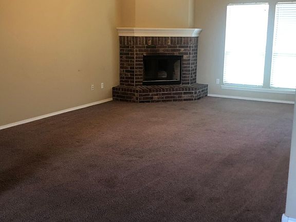 Wood burning fireplace