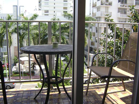 Front balcony