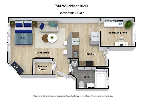 Floor plan Studio