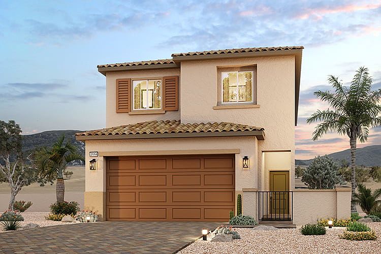 Plan 2114 Elevation Southern Italian