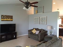 Living Room From Front Door