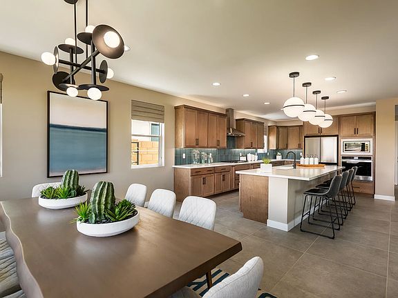 Model Home Dining and Kitchen