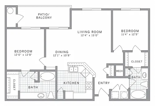 Floor plan B2