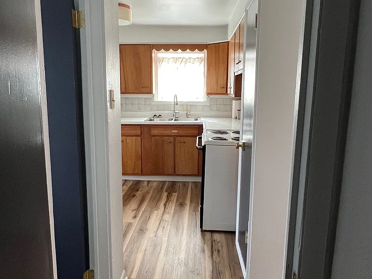 View of the kitchen from Bedroom 2