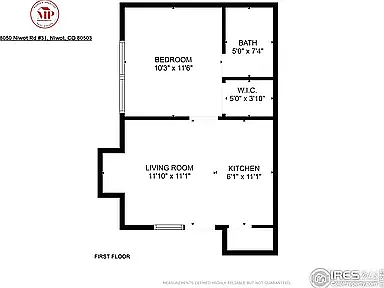 Floorplan of condo