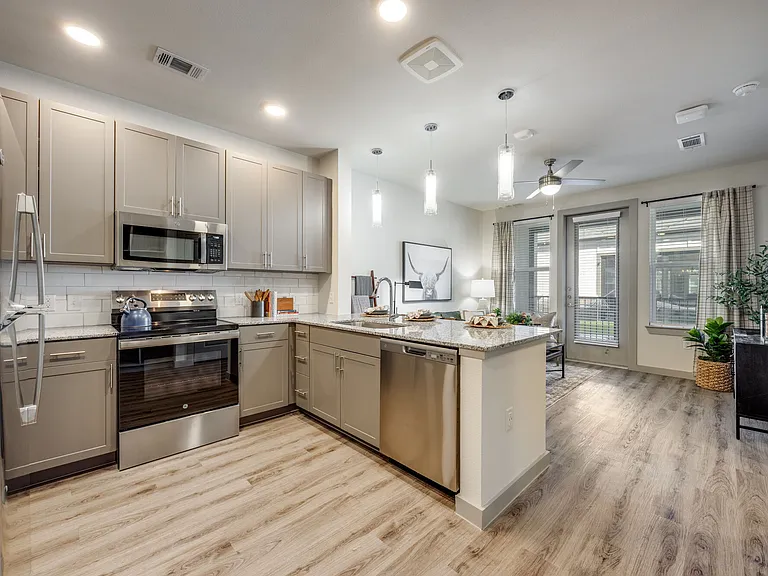 Kitchen with Stainless Steel Appliances