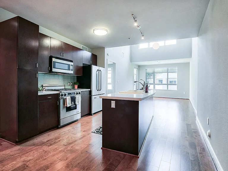 Modern kitchens feature stainless steel appliances