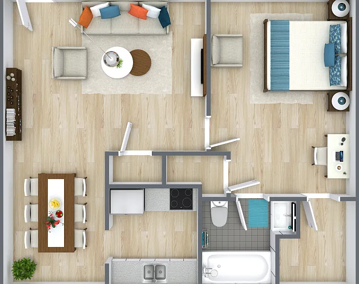 Model A Floorplan Diagram