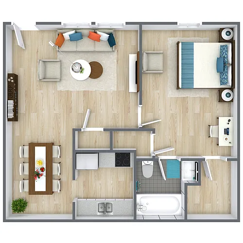 Floor plan Model A