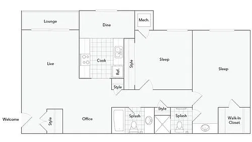 Floor plan Chesapeake