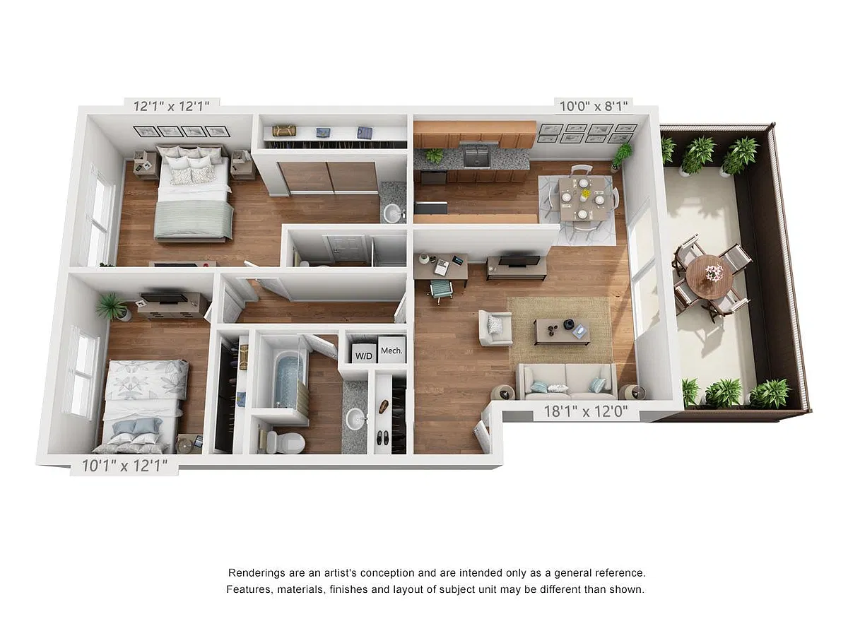 Floor plan 2X2