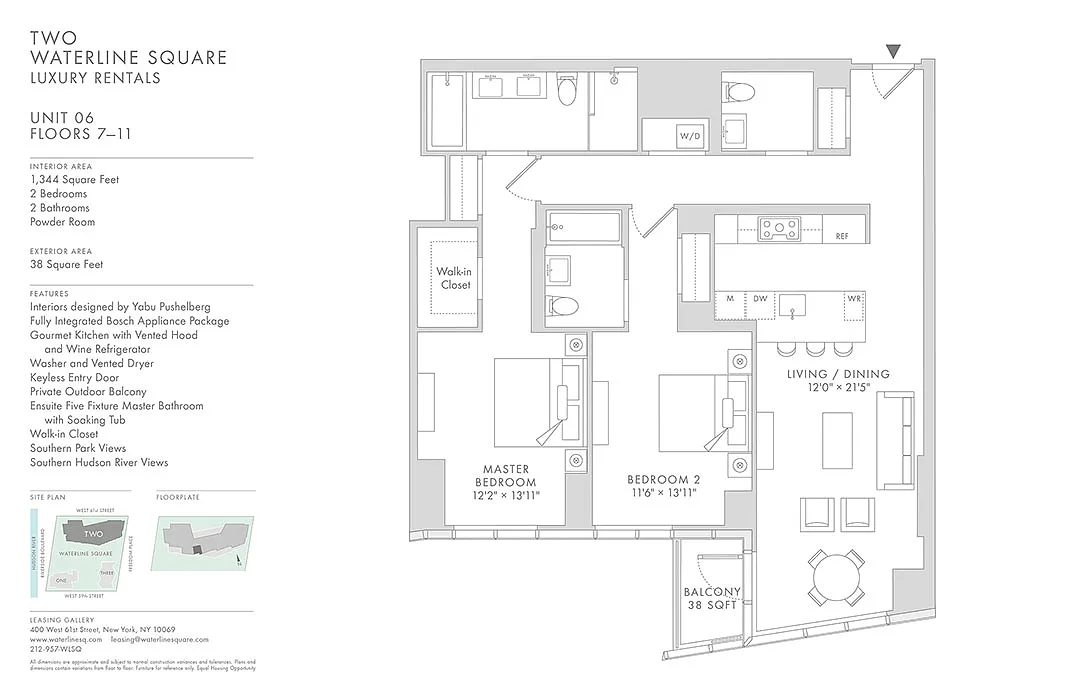 Floor plan Waterline 2: B14