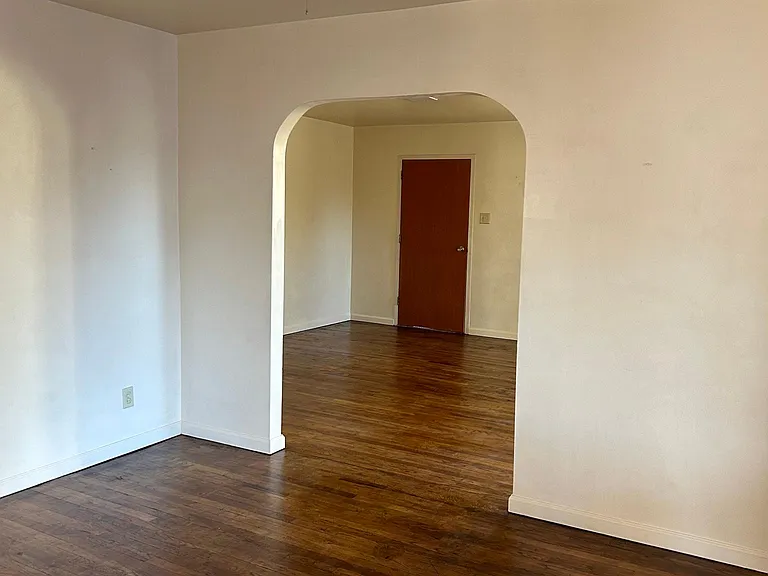 Dining room, looking into the living room
