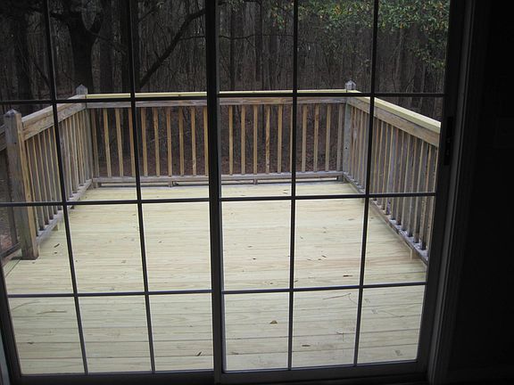 French doors leading to deck