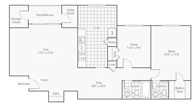 Floor plan Bridgeport