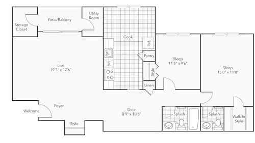Floor plan Bridgeport