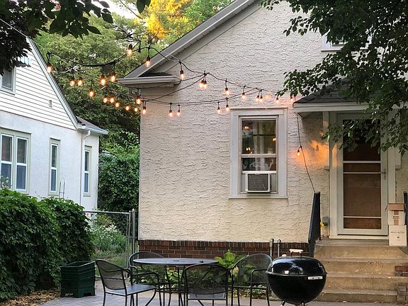 Beautiful, cozy backyard patio with the best evening light
