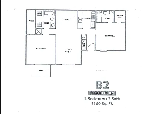 Floor plan B2
