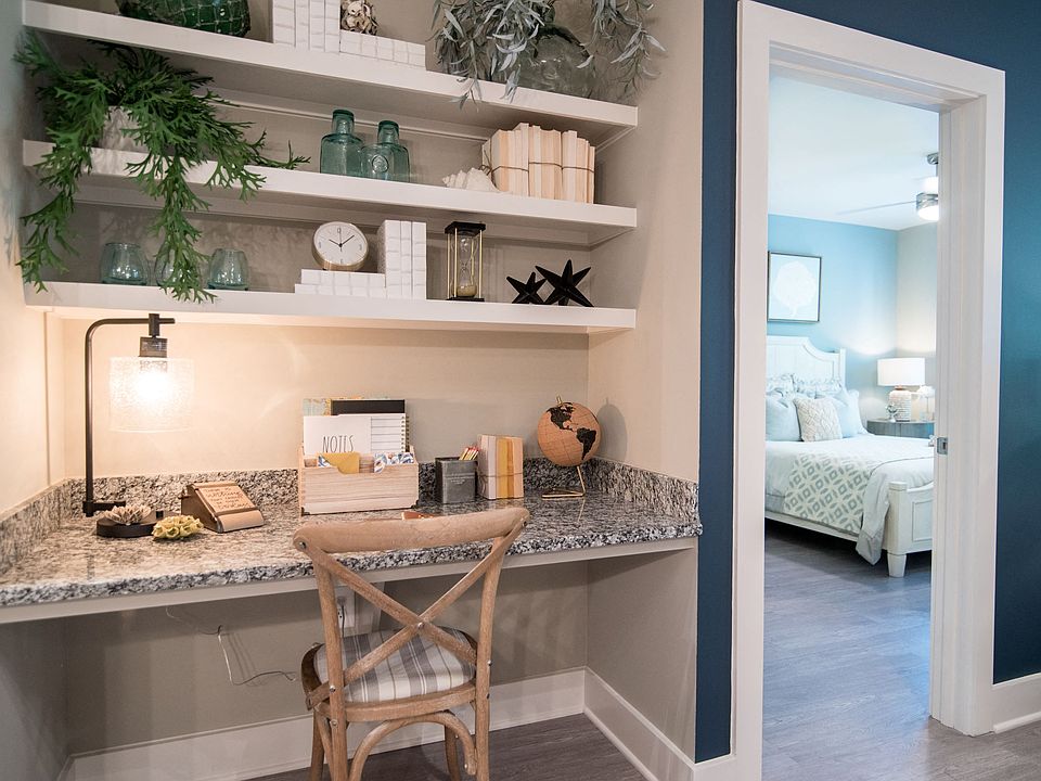 Built-In Desk at Hawthorne at Indy West in Wilmington, NC