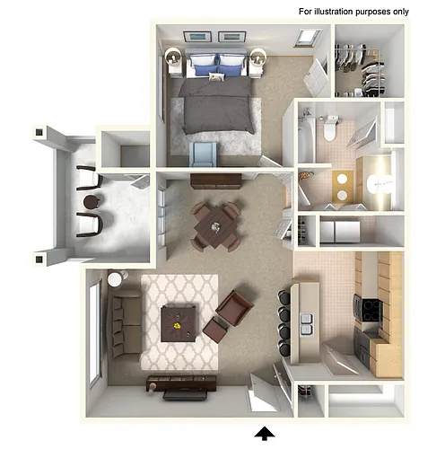 Floor plan Tamarack