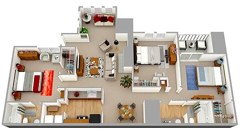 Floor plan The Peachtree