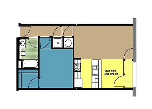 Floor plan Masonry EC-A3