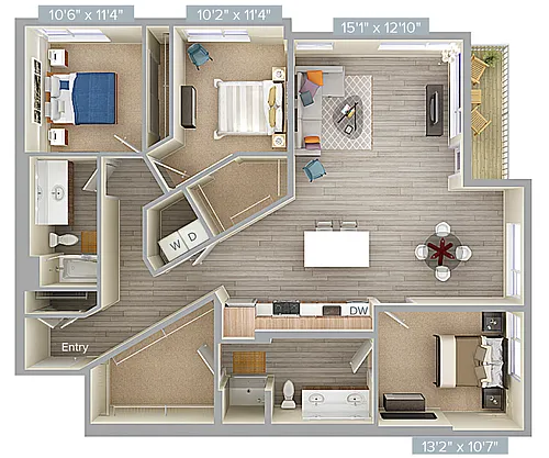 Floor plan C2-1555
