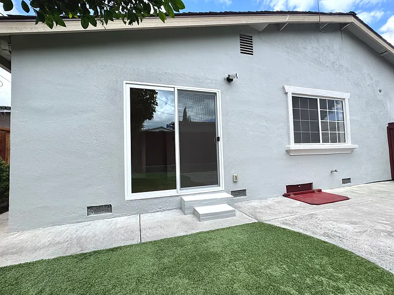 Backyard with Synthetic Grass
