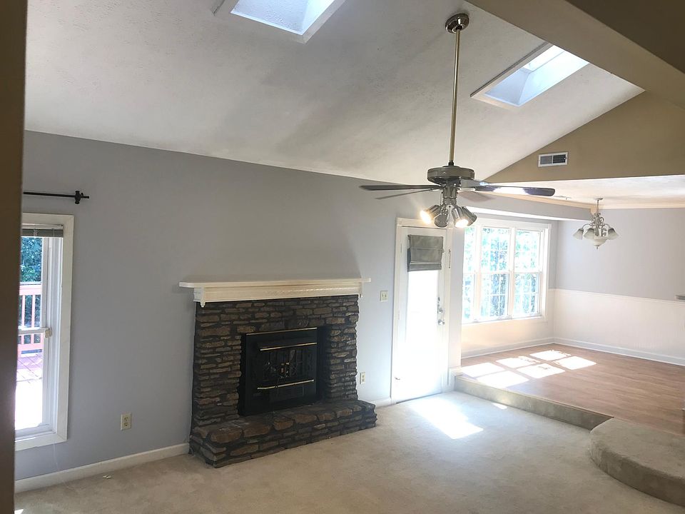 Main living space and dining room