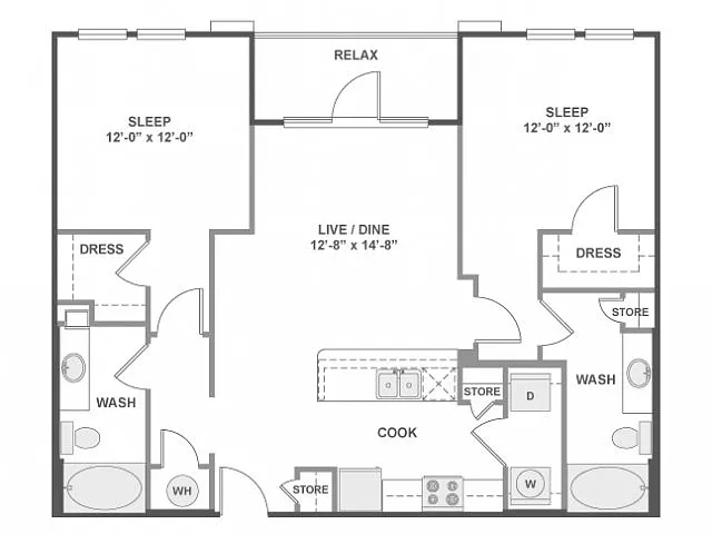 Floor plan C4b