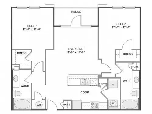 Floor plan C4b
