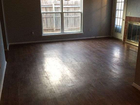 Living room with fireplace