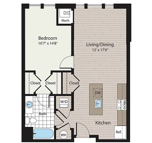 Floor plan 1B.2k