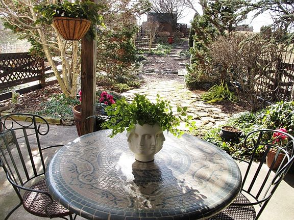 Covered Patio with Fan
