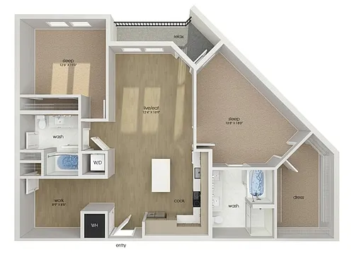 Floor plan B19D