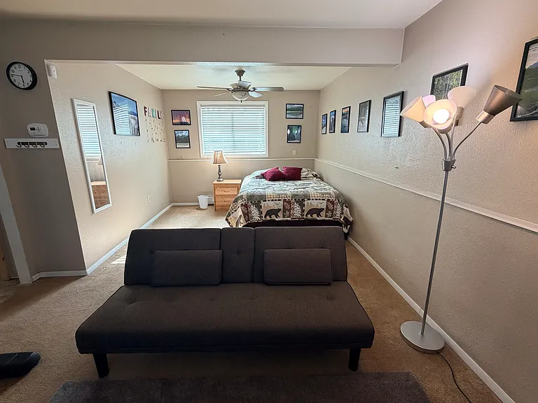 Downstairs large bedroom can be converted to workout room, office, kids playroom or man cave