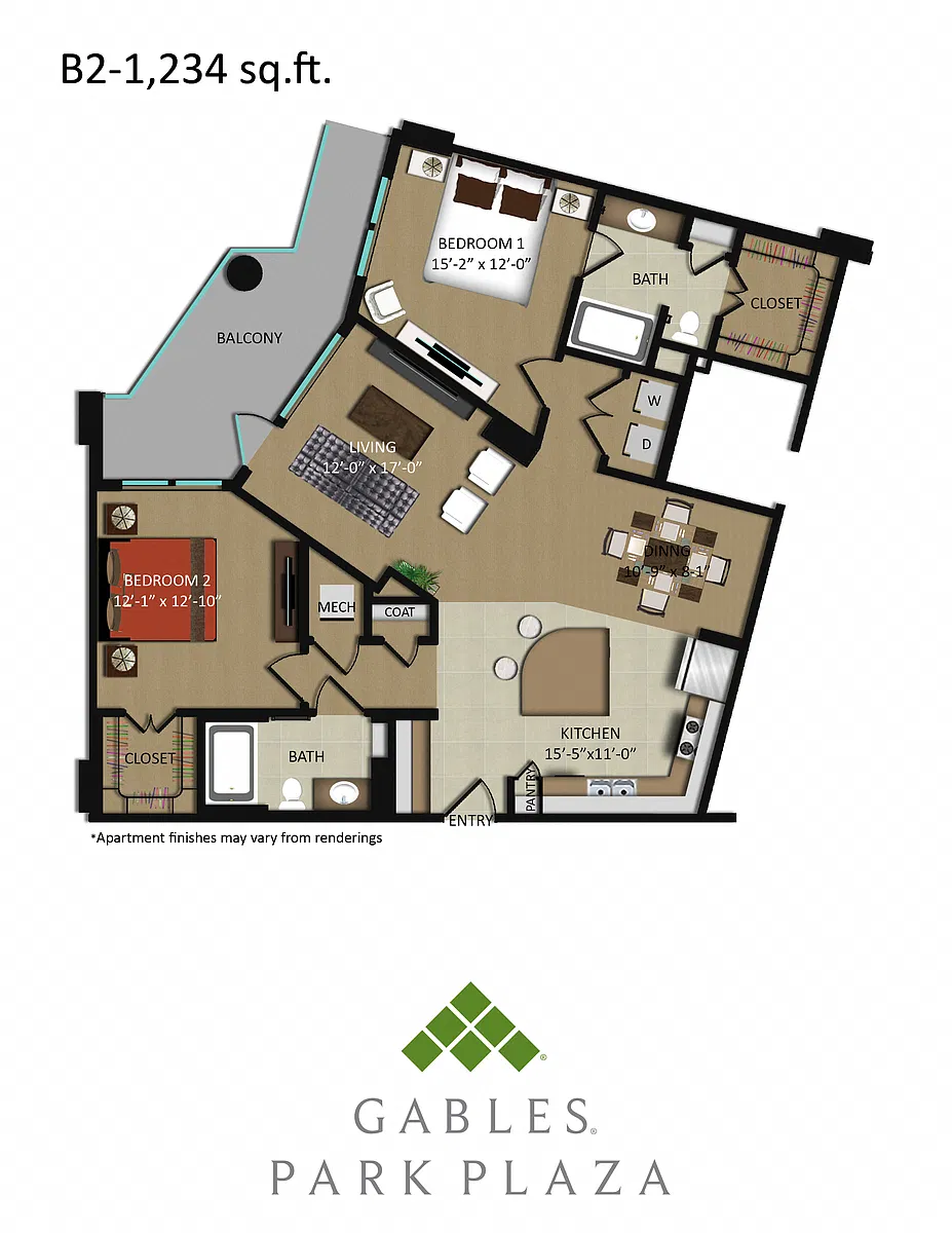 Floor plan B2