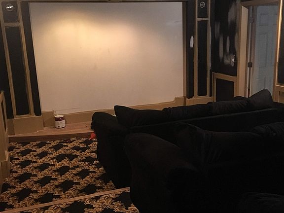 movie theater in basement