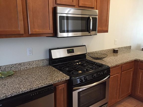 Built-in Microwave & Granite Countertops