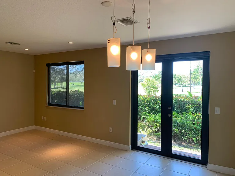 living room view of passive park